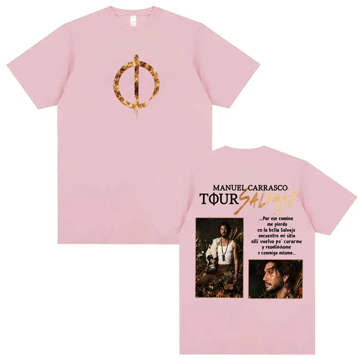 Manuel Carrasco Pueblo Salvaje Tour 2026 Graphic T-shirt Men Women Fashion Retro Oversized Shirts Summer Harajuku Tops Unisex