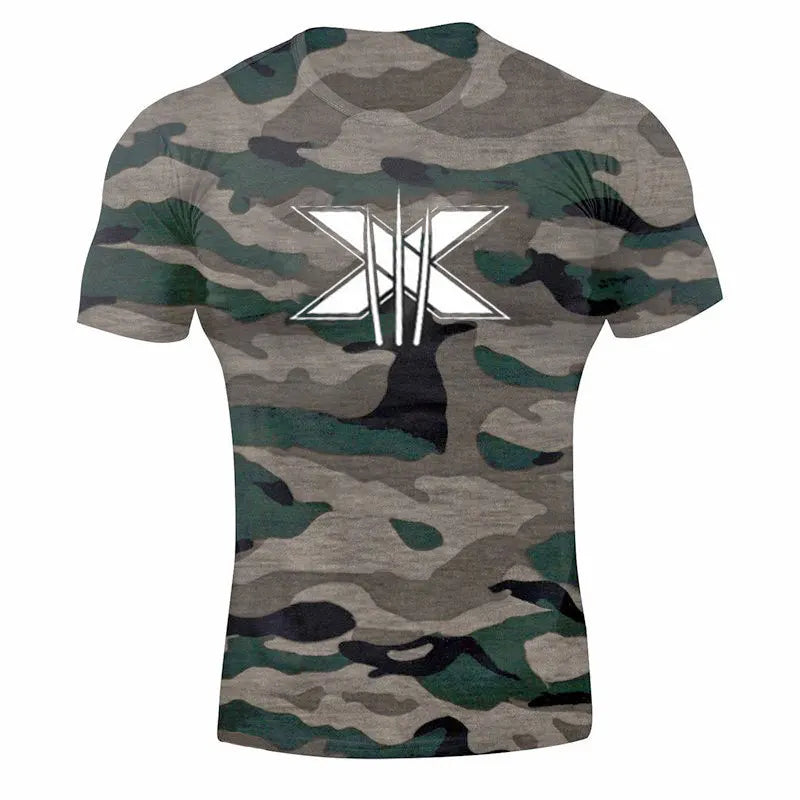 Tshirt for Men Graphic T Shirts Workout Fitness Men Clothing Short Sleeve Shirt Street Wear