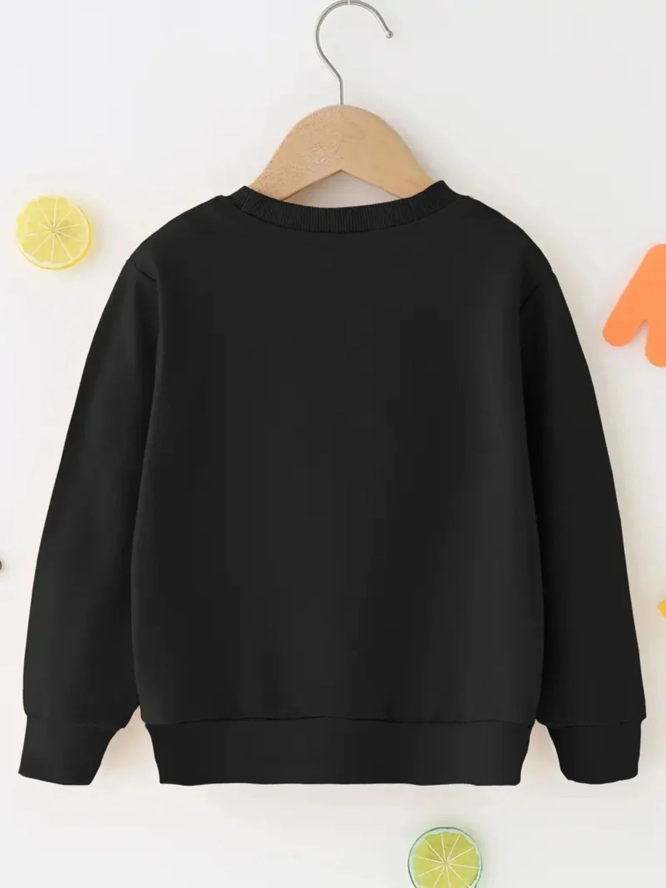 A Cartoon Printed Hoodie Set For Girls, A Casual Round-Neck Sweatshirt, Fashionable For Autumn And Winter, And Comfortable To We
