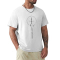 Elven Sword Design T-Shirt Novelty Graphic Tee Shirt