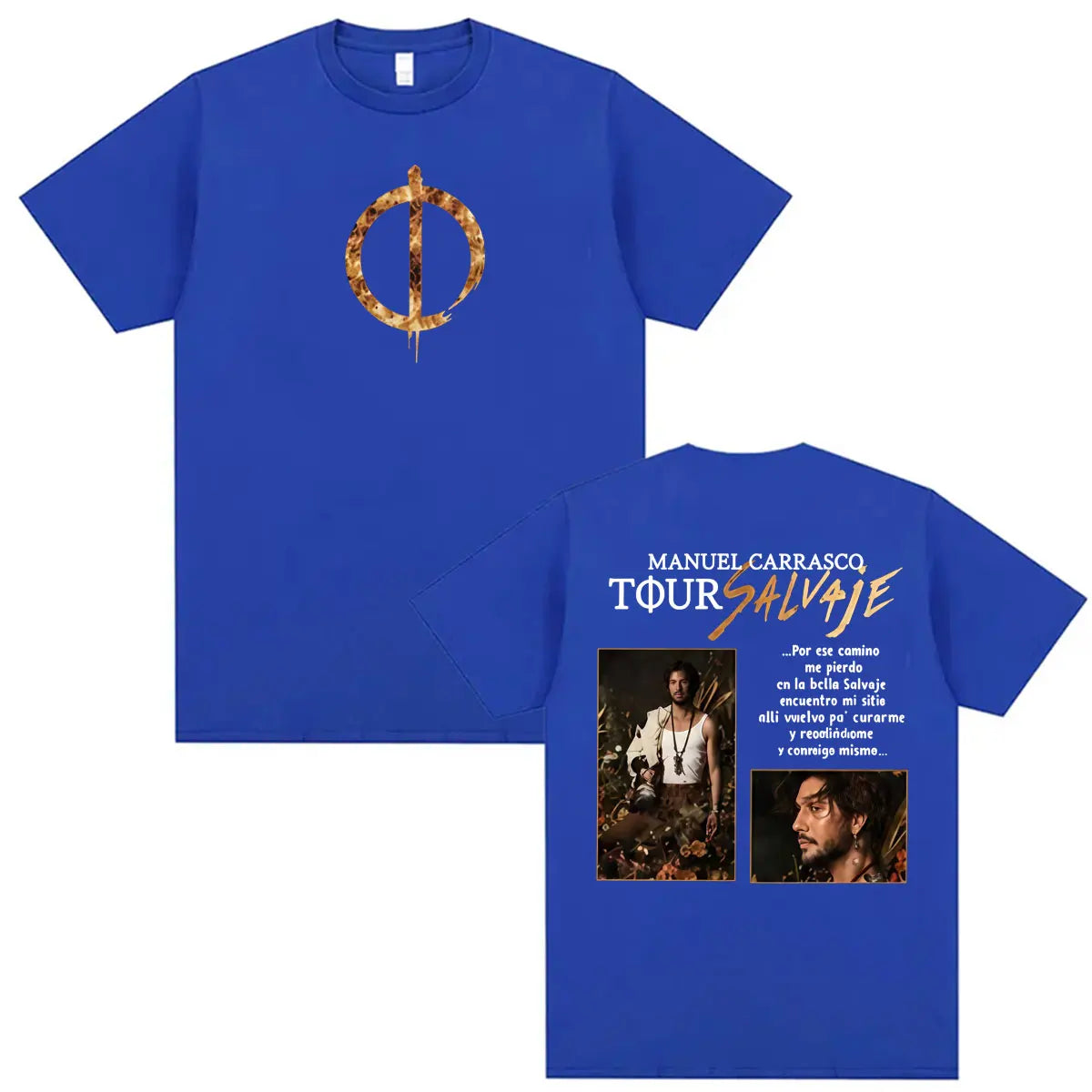 Manuel Carrasco Pueblo Salvaje Tour 2026 Graphic T-shirt Men Women Fashion Retro Oversized Shirts Summer Harajuku Tops Unisex